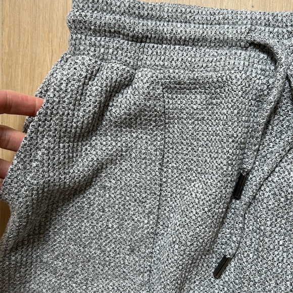 2 Piece Set! Grey waffle hoodie and pants set! - Picture 6 of 9